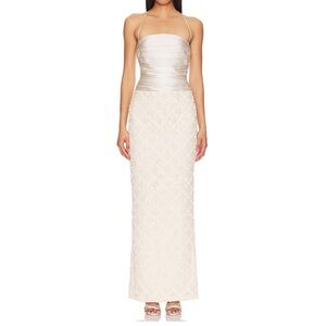 MAJORELLE Iliesha Gown in Ivory